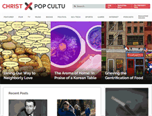 Tablet Screenshot of christandpopculture.com